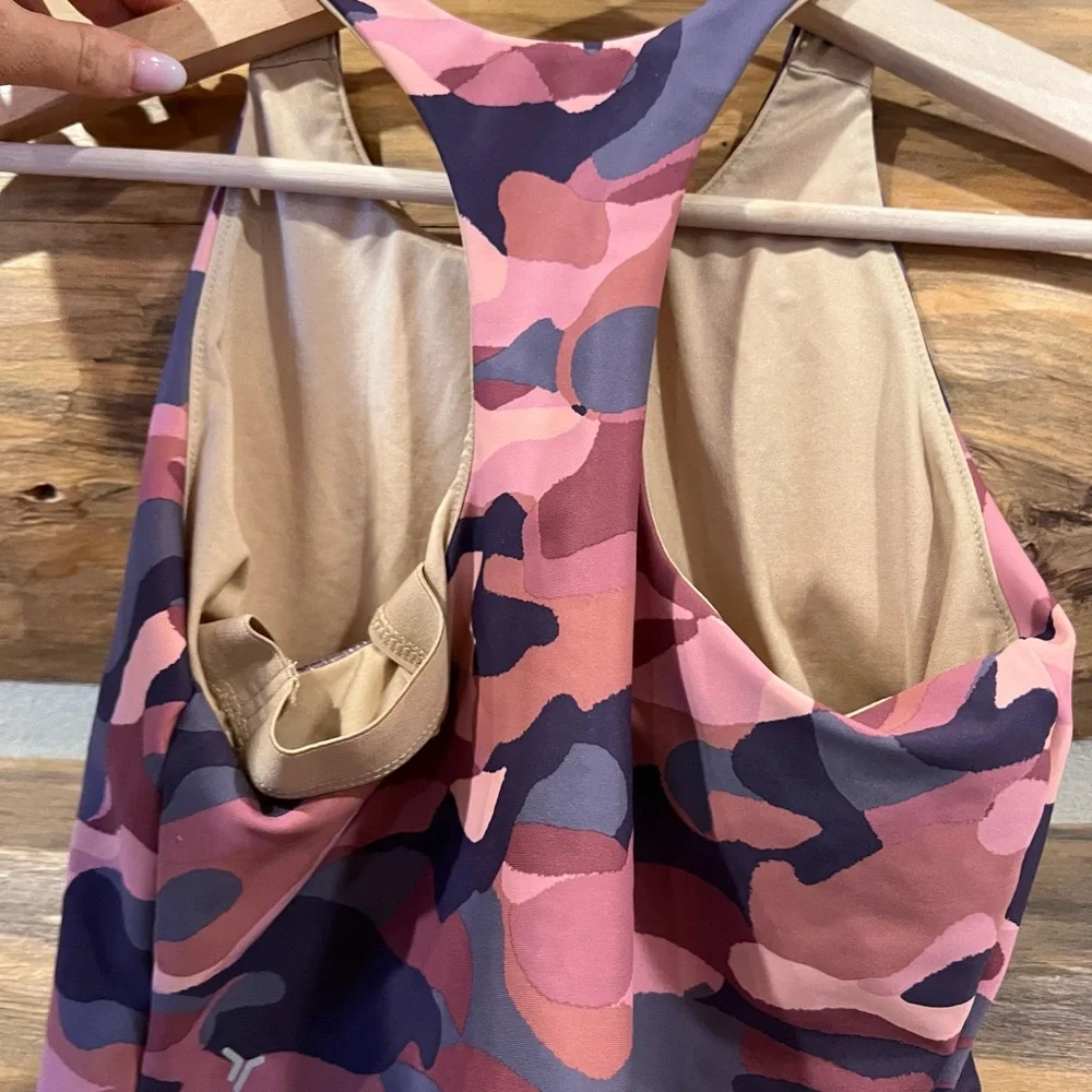 Old Navy Camo PowerSoft Longline Sports Bra for Girls